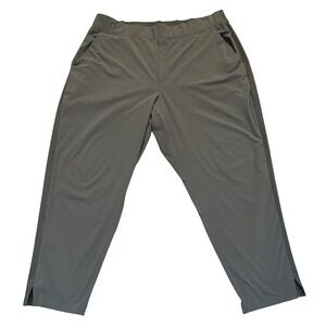 Athleta Brooklyn‎ Ankle Pants Olive Green Casual Commute Size 18
